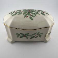 Lenox Holiday Archive Musical Trinket Box picture