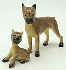 Vintage Hagen Renaker Boxer Dog Miniature Figurines Puppy picture