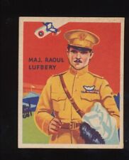 1933 National Chicle Sky Birds  Maj. Raoul Lufbery  # 22  series 48  1934 picture