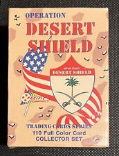 Operation Desert Shield Trading Cards - 1991 Factory Sealed 110 Set picture