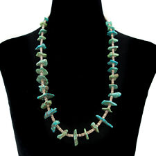 Navajo Stone Turquoise and Heishi Necklace, c. 1940s-50s, 29