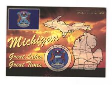Marlette, Michigan Great Lakes Great Times Postcard Unposted 4x6 picture
