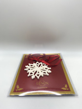 Lenox Charms Pierced Star Snowflake Christmas Ornament picture