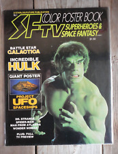 New Old Stock 1978 Starlog #1 SF TV Color Poster Book - Incredible Hulk, 22