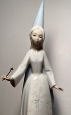 Retired Lladro Fairy Godmother With Magic Wand #4595 Gold Wand Included Box picture