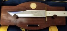 NRA Bowie Knife A Legacy Of Freedom Limited Edition With Wood Plaque picture