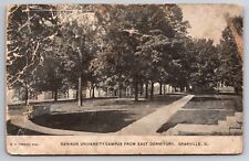 Denison University Campus from East Dormitory Granville Ohio OH 1915 Postcard picture