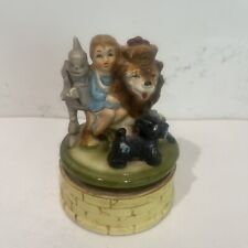 Vintage Wizard Of Oz Music Box Over The Rainbow Revolving Made In Japan Works picture