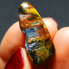 5.6G Natural polished “Pietersite” crystal original stone specimens 2014+ picture