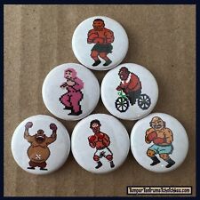 Mike Tyson's Punch Out -1” Buttons- 6 Pack picture