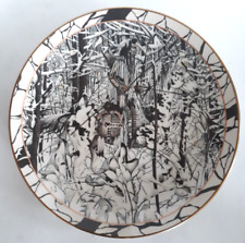 Bradford Collection plate Where Paths Cross Silent Journey Indian wolves horse picture