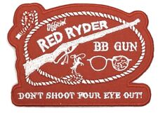 Red Ryder BB Gun Christmas Story Iron Sew Patch Vintage Style Retro picture