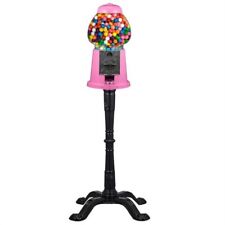 Gumball Machine W/ Stand 15-inch Vintage Metal Glass Candy Dispenser Machine New picture
