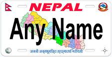 Nepal Any Name Personalized Novelty Car License Plate picture