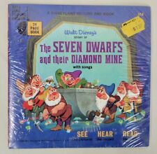 Vtg NIP Disneyland Record Book Seven Dwarfs Diamond Mine 33 LP 314 Sealed 1967 picture