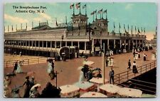 Steeplechase Pier, Atlantic City, New Jersey 1910s Postcard S4249 picture