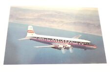 NATIONAL AIRLINES DOUGLAS DC-6B VINTAGE POST CARD picture