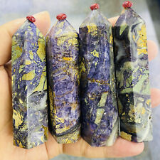 1LB Natural Sugilite Quartz Crystal Obelisk Wand Tower Point Healing Reiki 5-6pc picture