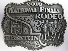 National Finals Rodeo Hesston 2013 NFR Adult Cowboy Buckle New Wrangler AGCO picture