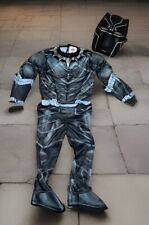 Marvel Avengers Black Panther Muscle Chest Costume Boys Sz X-Small Age 2-3 Yrs picture