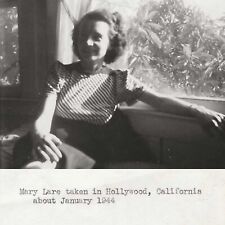 Vintage Snapshot Photo Identified Woman In Hollywood California 1944 Photograph picture