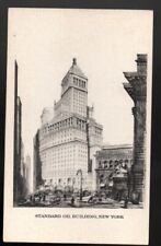 The Standard Oil Building New York City B&W Postcard Posted 1930s picture