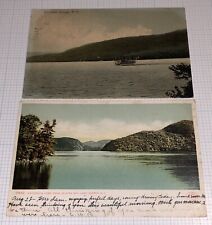 Vintage Lake George, NY Postcards Stamped 1906 & 1907 Minne Ha Ha picture