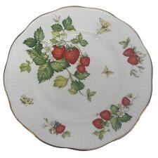 Vintage Queens Rosina China Virginia Strawberry Dessert Plate 8-1/8