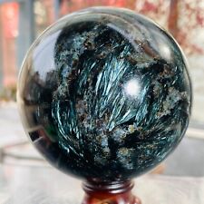 970g Natural Astrophyllite Fireworks Stone Quartz Crystal Sphere Ball Healing picture