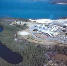 1972 Aerial View US Naval Hospital Guantanamo Bay Cuba Vintage 126 Slide picture