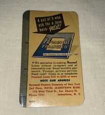 Vintage 1948 Personal Finance Company Of New York Calendar Card picture