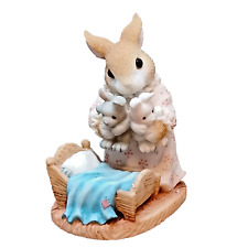 1998 Rabbit Bunny Baby Bunnies Figurine Parenthood A Hare Raising Experience picture