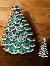 Vintage Handmade Ceramic Christmas Trees picture