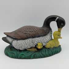 Atlantic Mold 4436 Mother Goose with Goslings Figurine Hand Painted Signed VTG picture