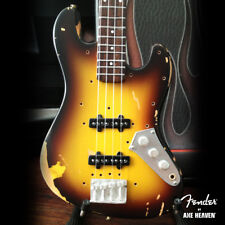 Jaco Pastorius Bass Mini Guitar Fender Sunburst Jazz Bass  by AXE HEAVEN picture
