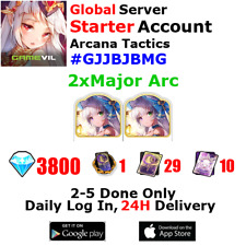 [Global][INST] Arcana Tactics Starter Account 2xMajor Arcana 3800+Jewels #GJ picture