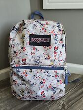 JanSport Disney Minnie Mouse Daisy Floral Superbreak Backpack JS0A3BB3 Retired picture