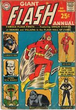 1963 DC Comics The Flash Annual Giant #1 Early Key app Elongated Man Wally West picture
