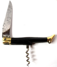 VINTAGE MADE IN GERMANY VERITABLE LAGUIOLE  FOLDING POCKET KNIFE WITH CORKSCRWEL picture