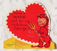 Vintage Valentine, Halloween, Devil picture