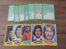 A&BC Scottish Football Green Back Cards - From 1974 - Pick Your Card Numbers picture