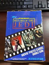 1983 Topps Star Wars Return of the Jedi Series 1 Trading Card Wax Box 36 Pack picture
