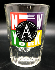 Official All Star Cafe NEW YORK Shot Glass Weighted Bottom Souvenir Closed 2000 picture