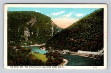 Delaware Water Gap PA- Pennsylvania, Gap Winona Cliff, Vintage c1989 Postcard picture