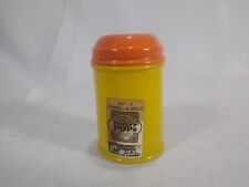 Vintage GEMCO RED Glass Pantry Pops Mini Cheese/Spice Orange/ Yellow  picture