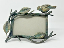 Picture Frame Metal Bird Leaves 4x6 picture