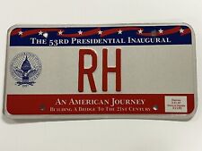 1997 Washington DC  Presidential Inaugural Personalized License Plate w/ Sticker picture