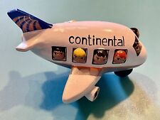 CONTINENTAL AIRLINES HAND PAINTED CERAMIC PLANE picture