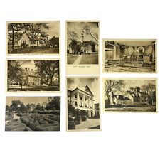 Vintage RPPC Photo Postcards VIRGINIA Mixed Lot of 7 - Williamsburg 1940's picture