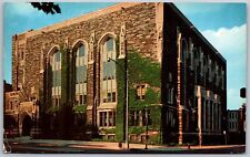 Vtg Philadelphia Pennsylvania PA Mintten Hall Temple University Mitten Postcard picture